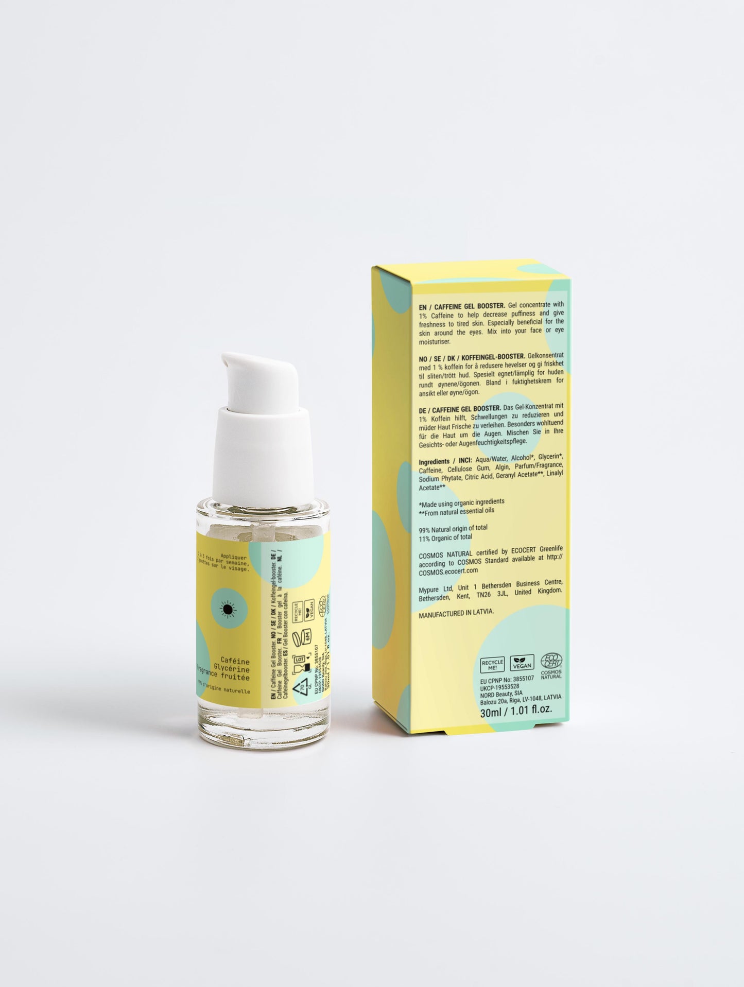 Gel Booster à la Caféine – Anti-poches & éclat - bul•