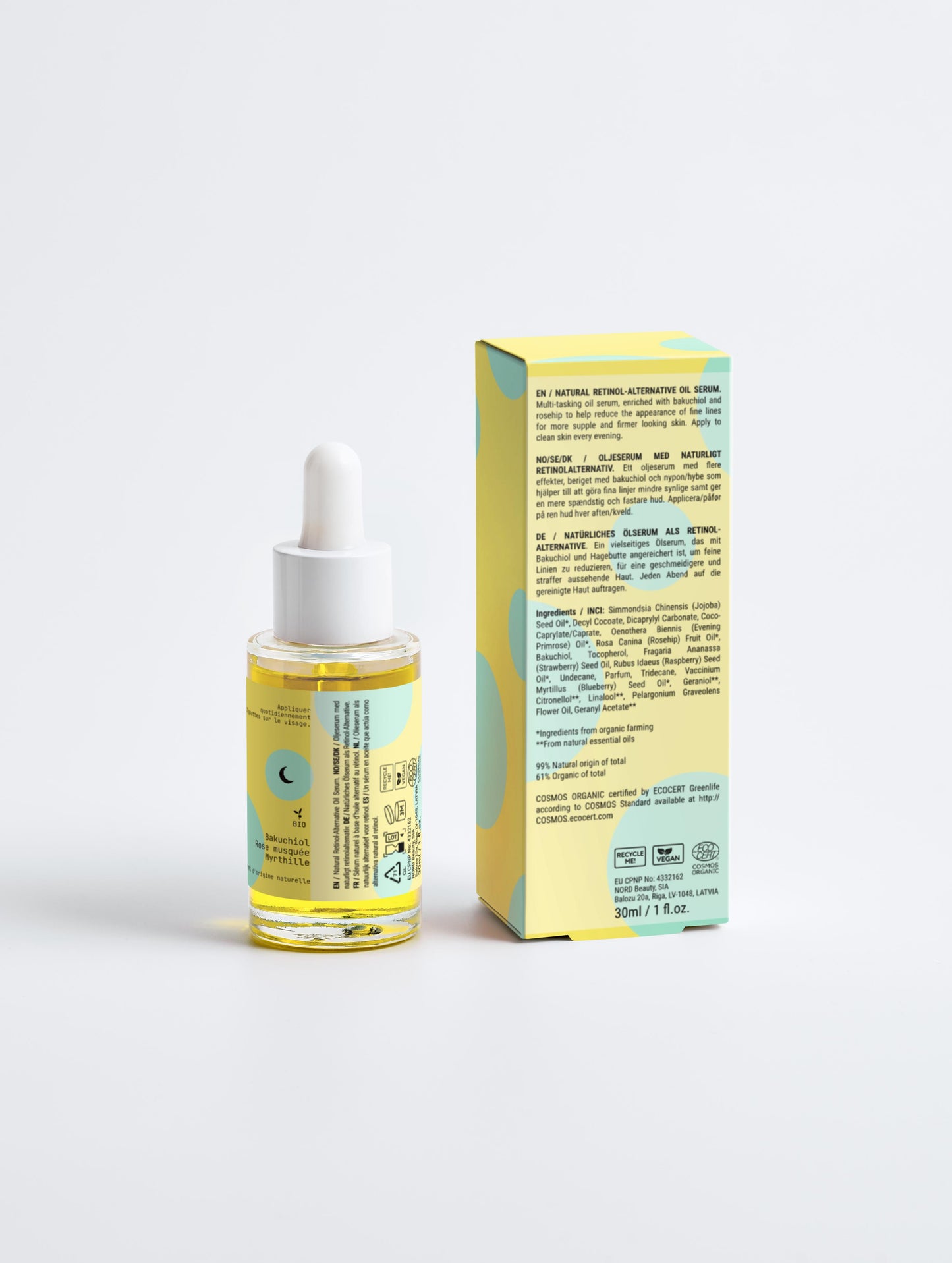 Sérum de nuit Bio au Bakuchiol – Fermeté & stimulation du collagène - bul•