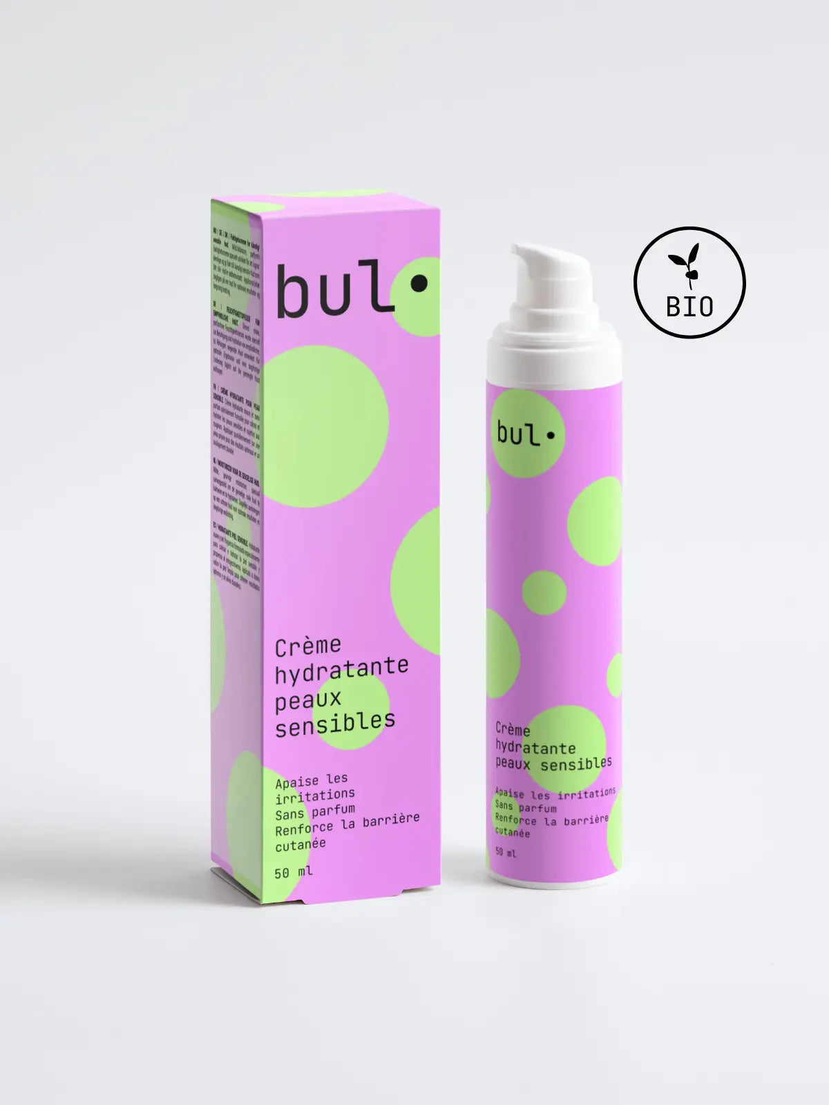 Crème Hydratante Visage Bio – Peaux Sensibles & Réactives