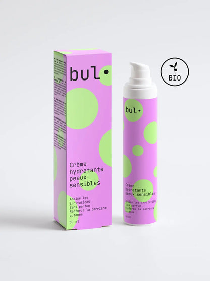 Crème Hydratante Visage Bio – Peaux Sensibles & Réactives