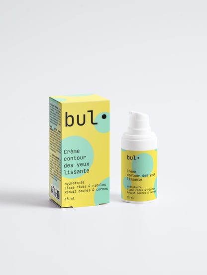 Crème Contour des Yeux Lissante – Rides & Hydratation - bul•