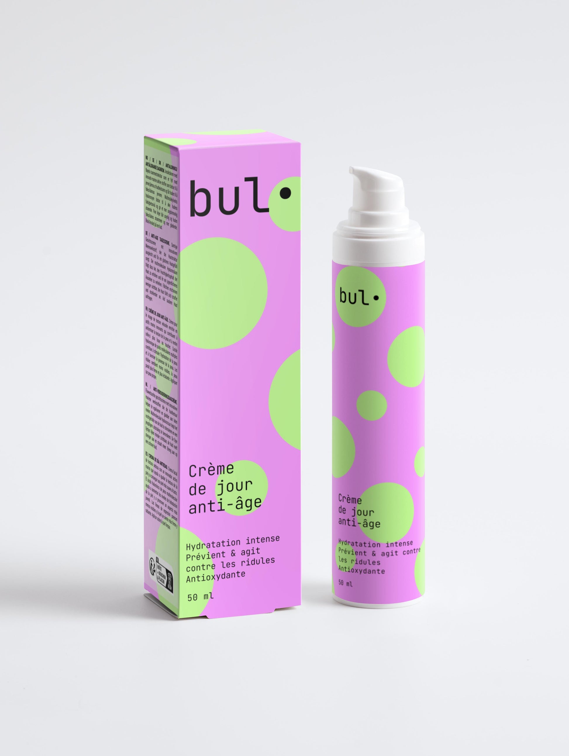 Crème de jour Anti-âge - Hydratante & Antioxydante - bul•