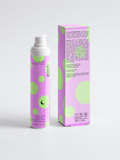 Crème de nuit pro-collagène - Anti-âge & Régénérante