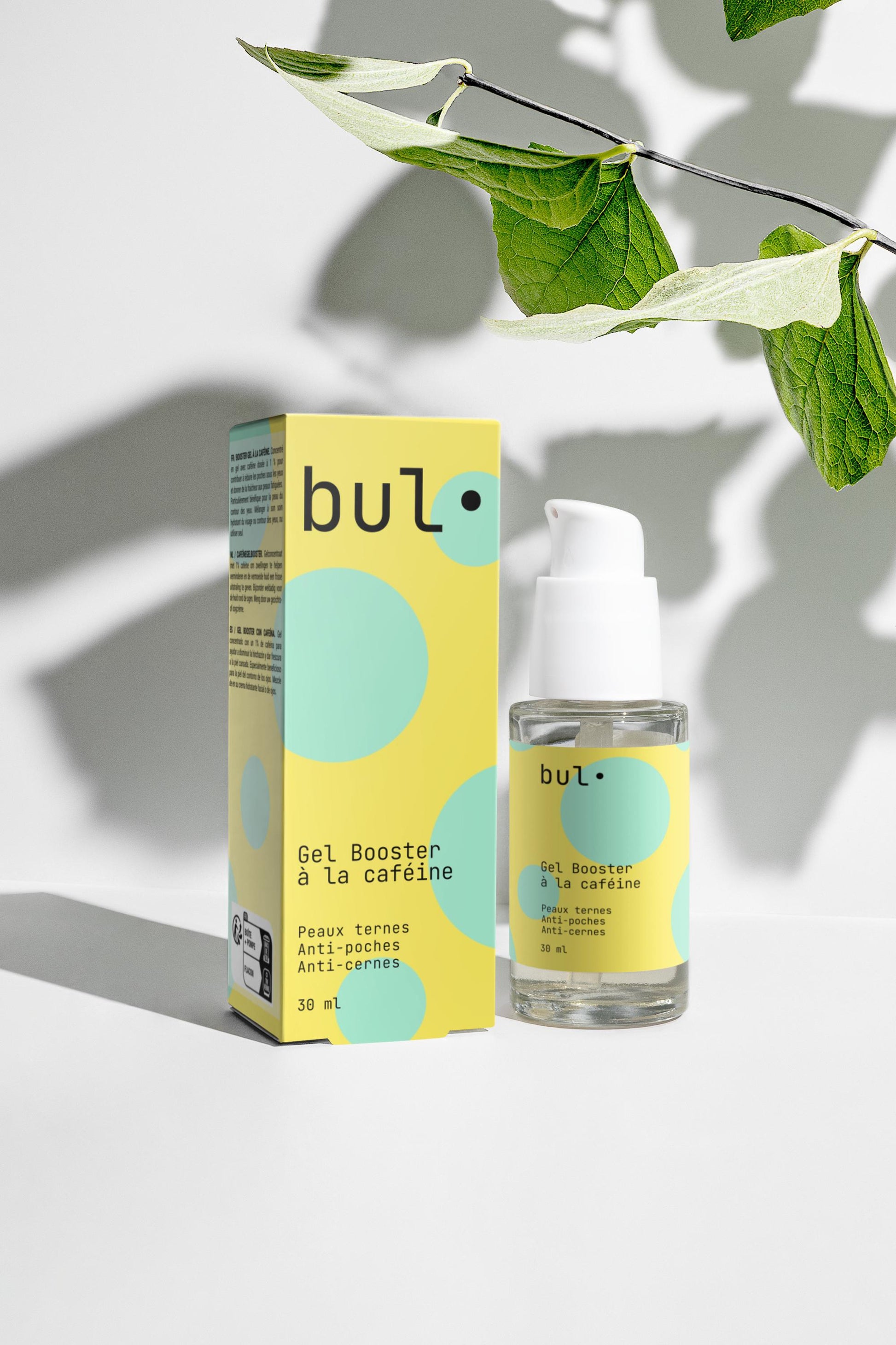 Gel Booster à la Caféine – Anti-poches & éclat - bul•