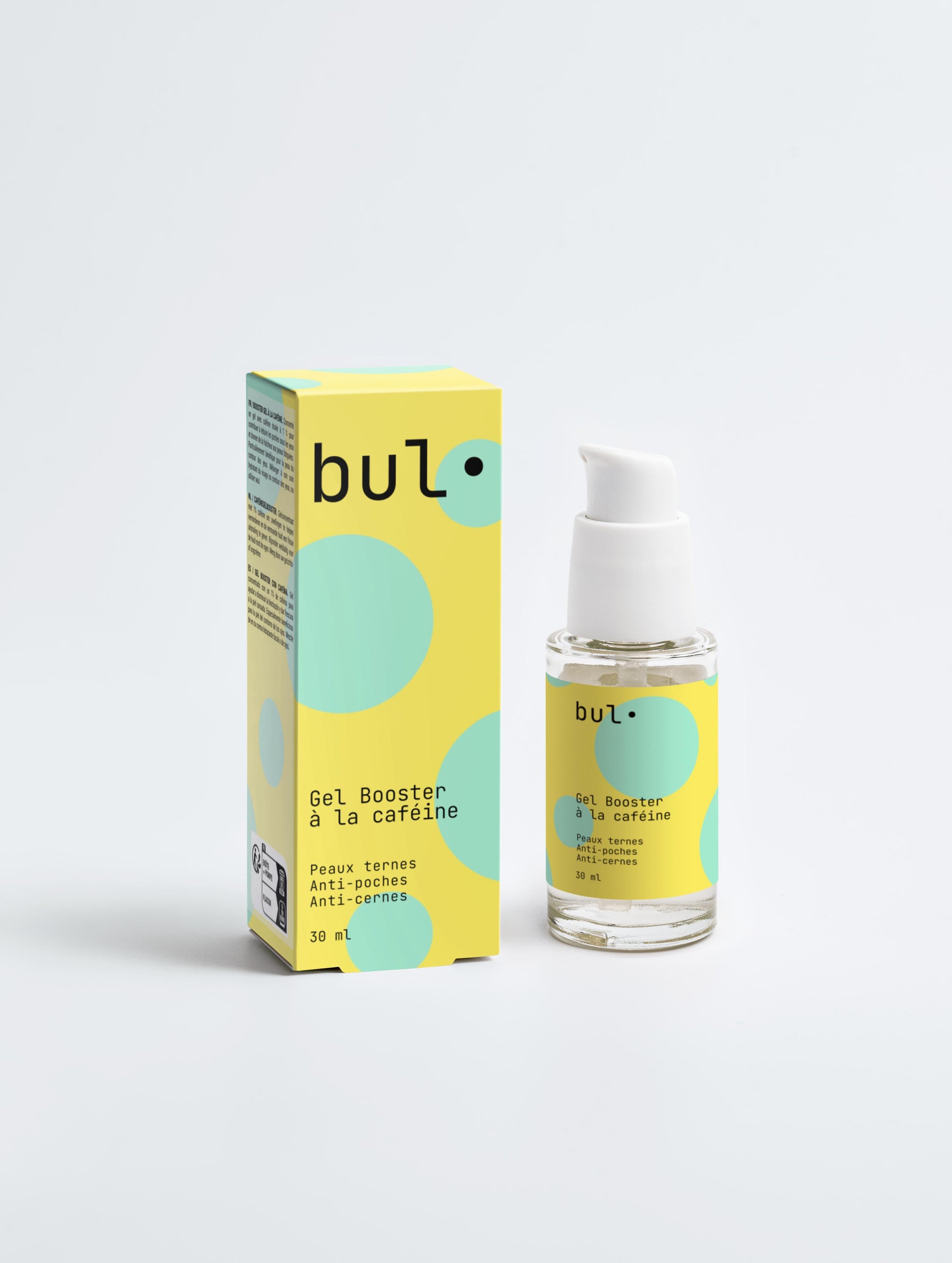 Gel Booster à la Caféine – Anti-poches & éclat - bul•
