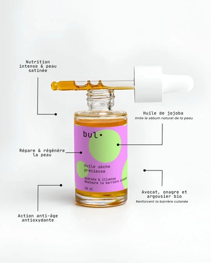 Huile sèche précieuse Bio – Confort & éclat naturel