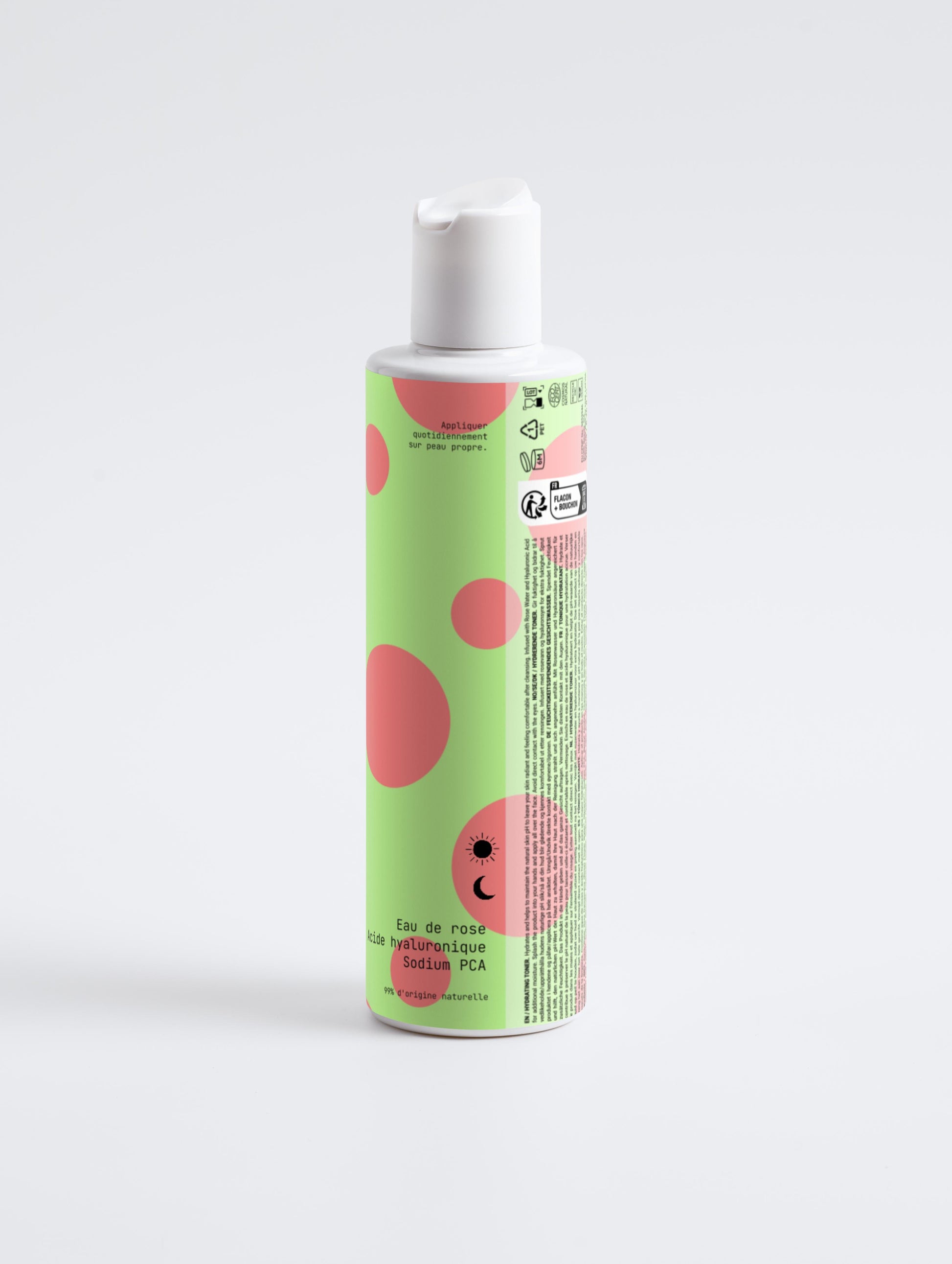 Lotion Tonique Hydratante - Eau de rose & Acide hyaluronique - bul•