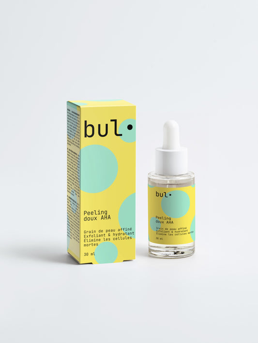 Peeling doux AHA - Exfoliation & éclat - bul•