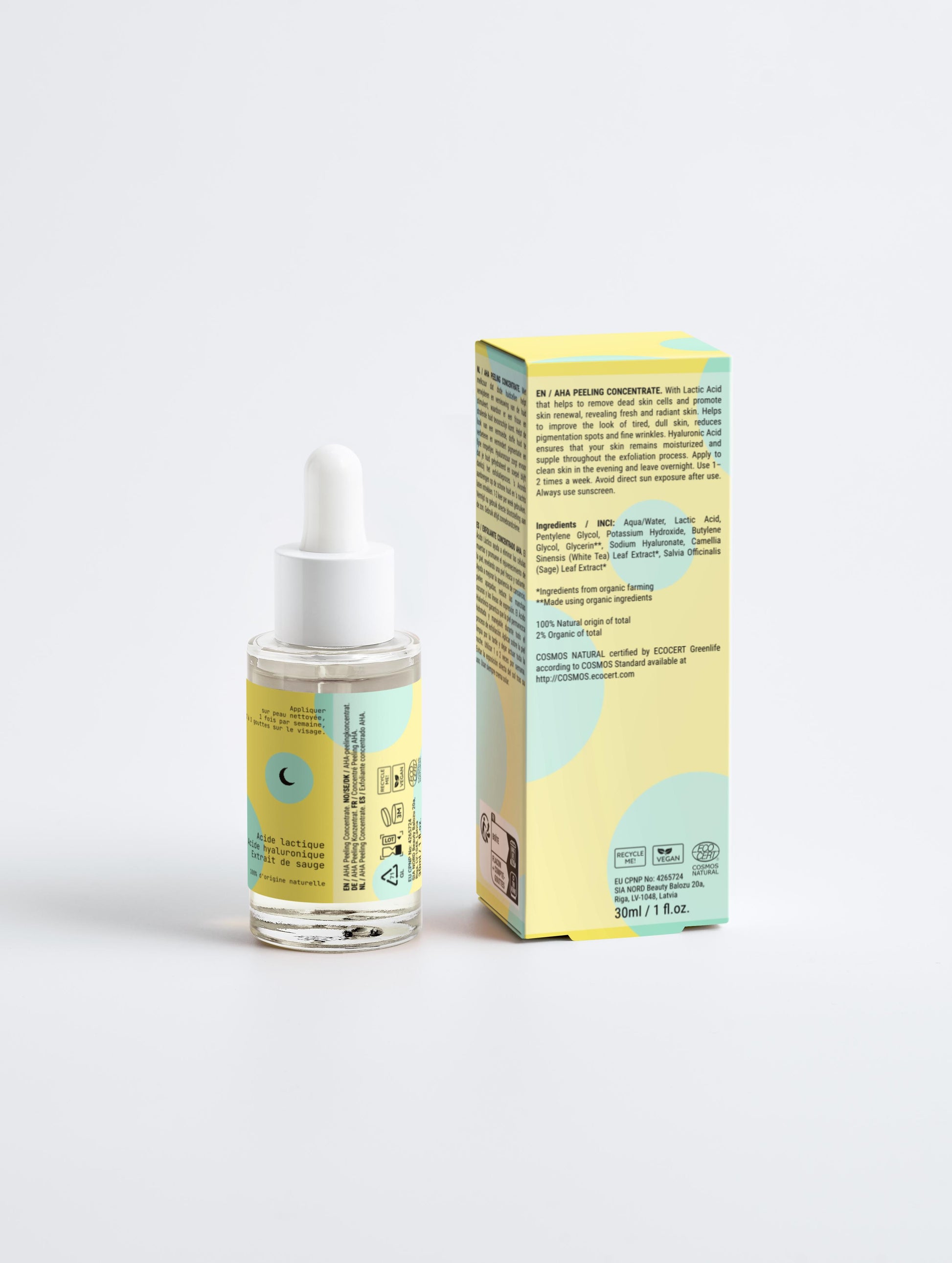 Peeling doux AHA - Exfoliation & éclat - bul•