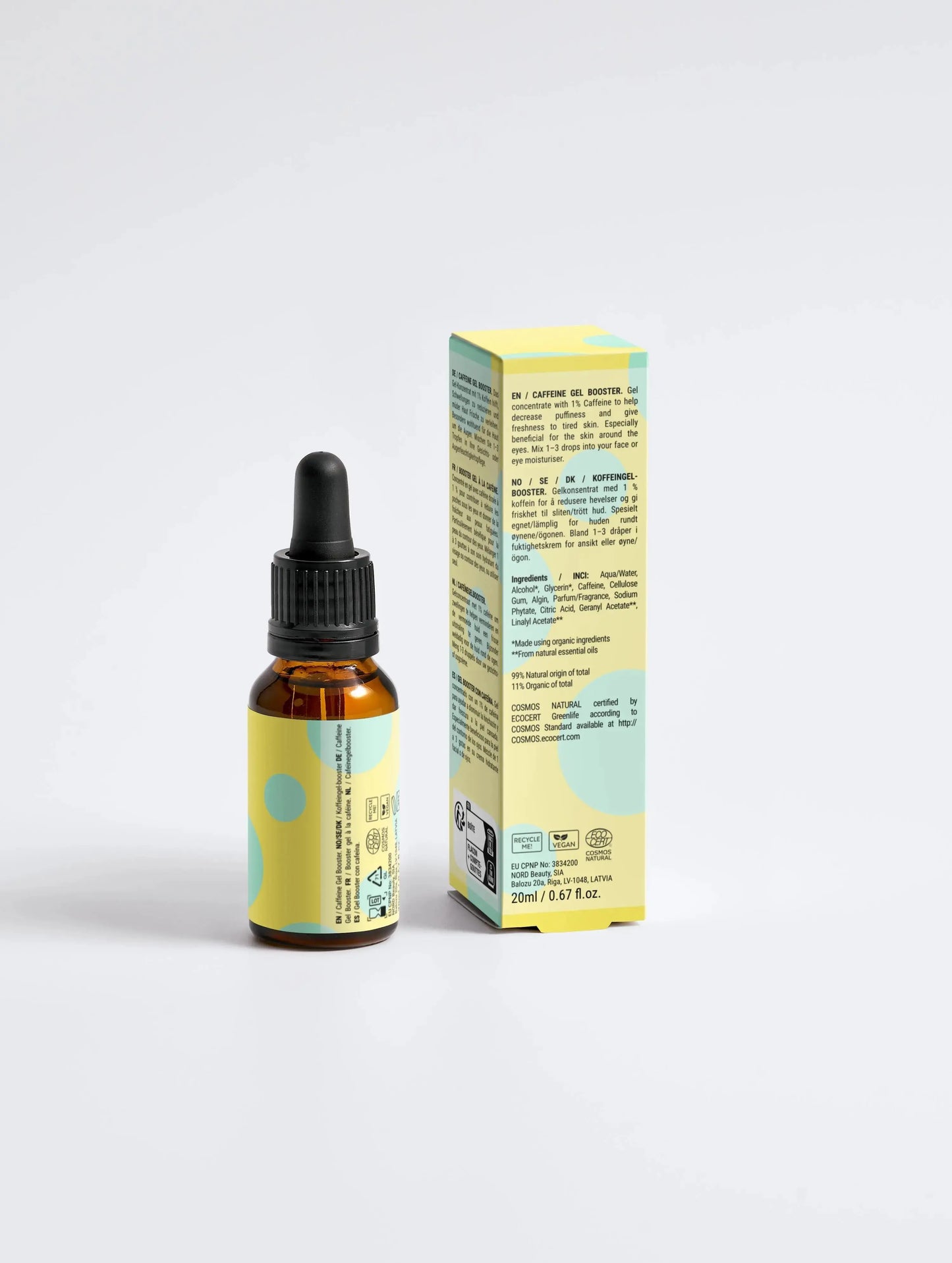 Gel Caféine Booster – Anti-Poches & Éclat 