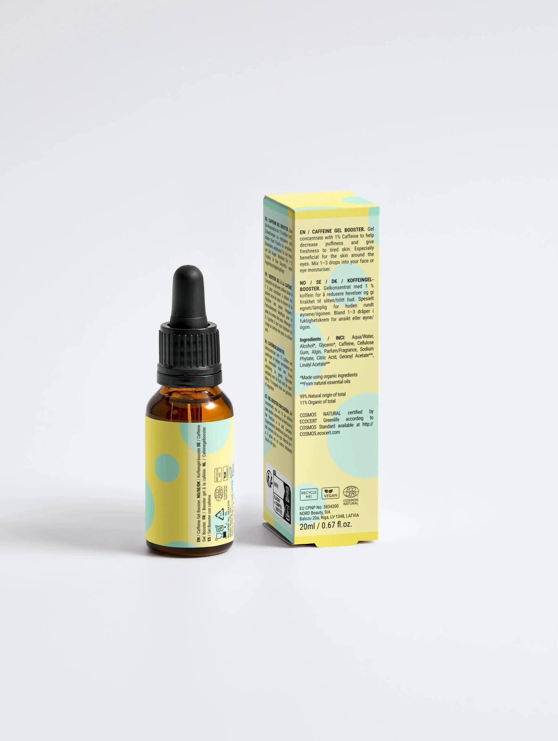 Gel Caféine Booster – Anti-Poches & Éclat 