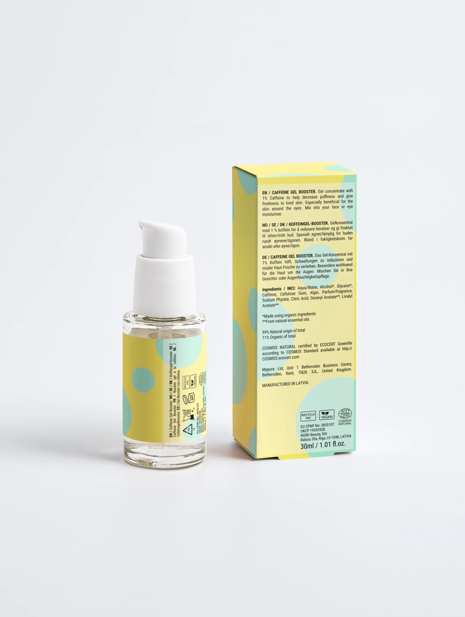 Gel Caféine Booster – Anti-Poches & Éclat 